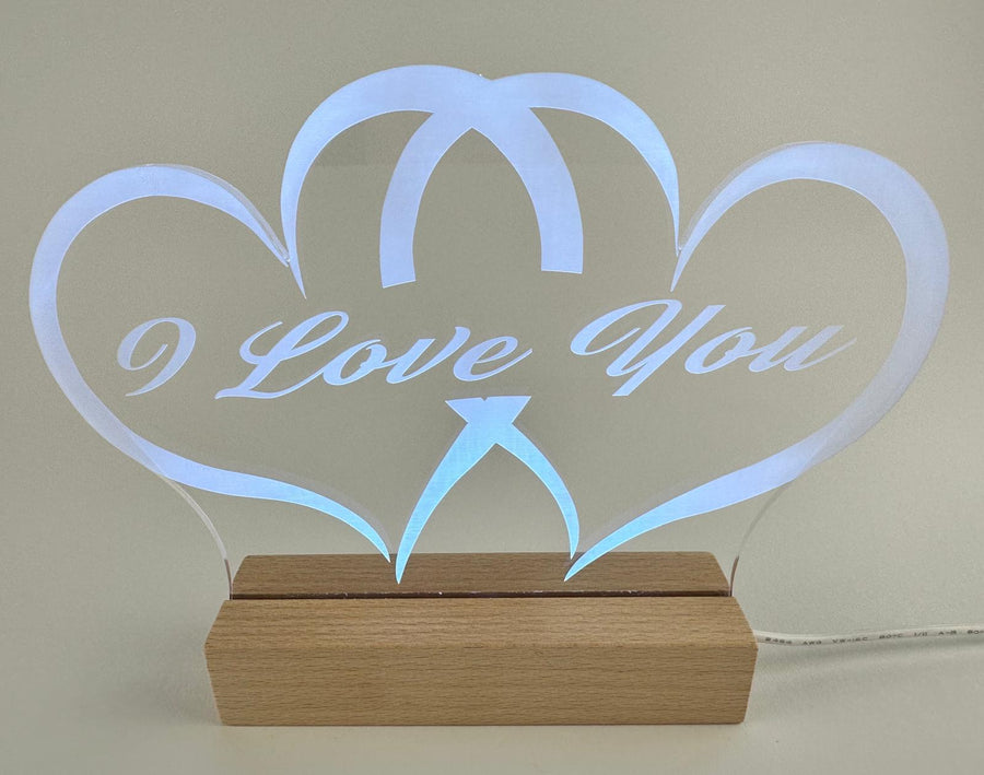 Gravierte Acryl-Lampen