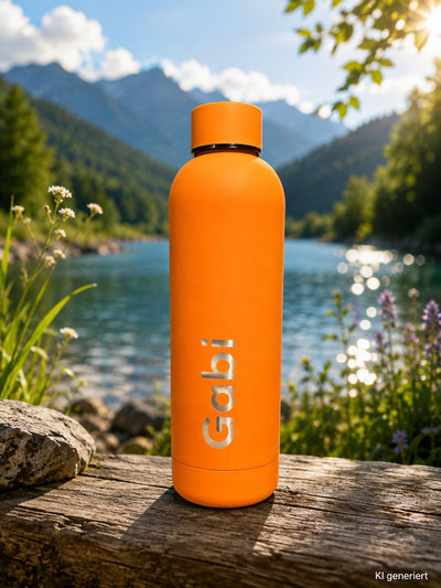 Personalisierte Edelstahl Isolierflaschen - 1l - Verschiedene Farben - Graviert — Bild 6